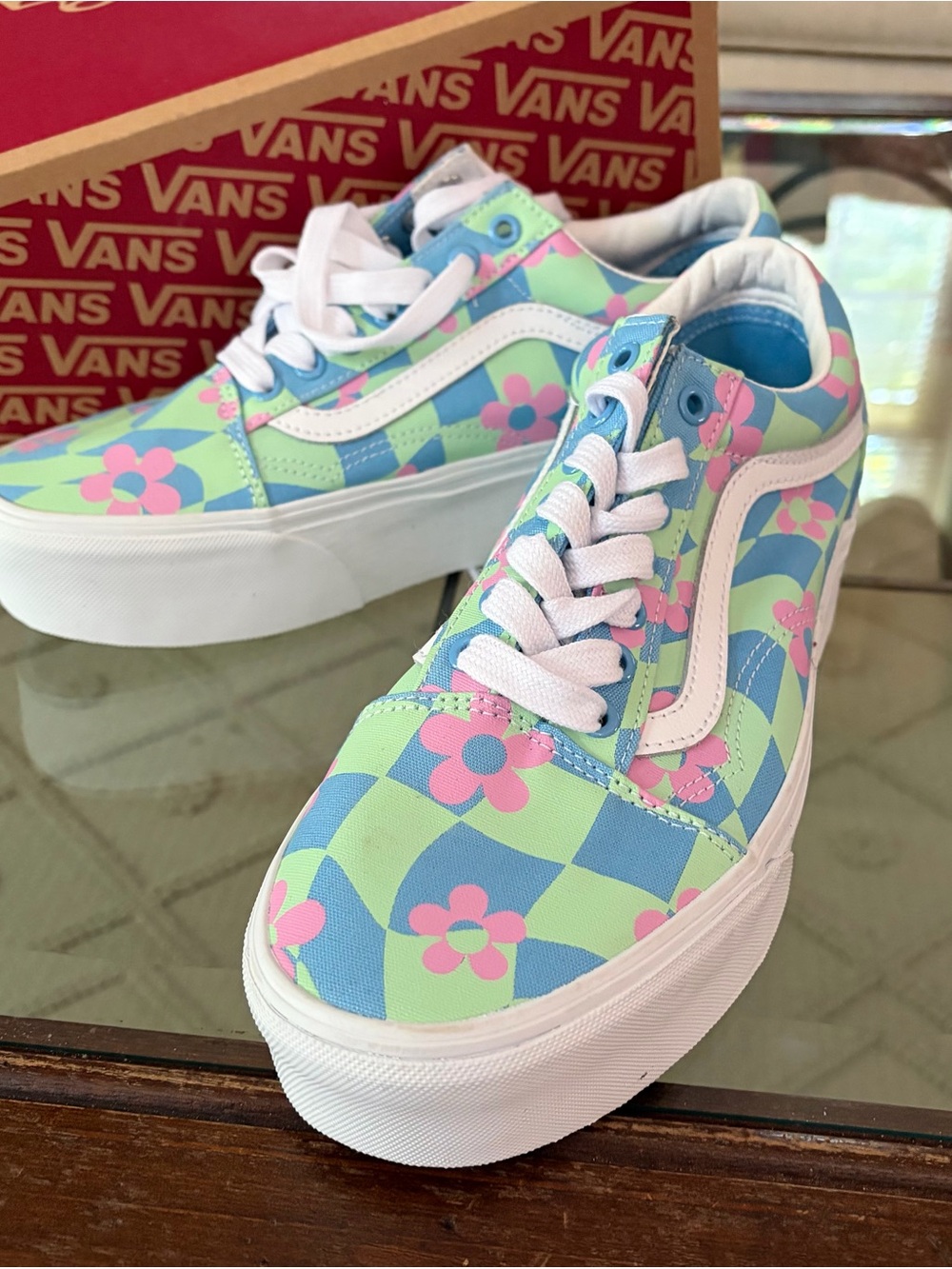 Vans Multicolor Canvas Low-Top Sneakers - Picture 1 of 6